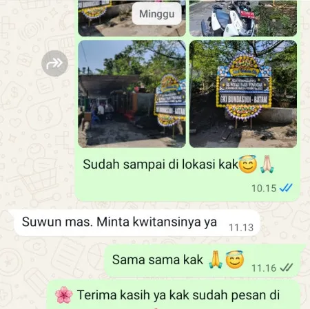Pengiriman Papan Bunga Duka Singarajan Pontang