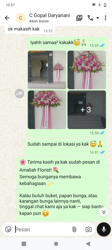 Pengiriman Karangan Bunga Singarajan Pontang
