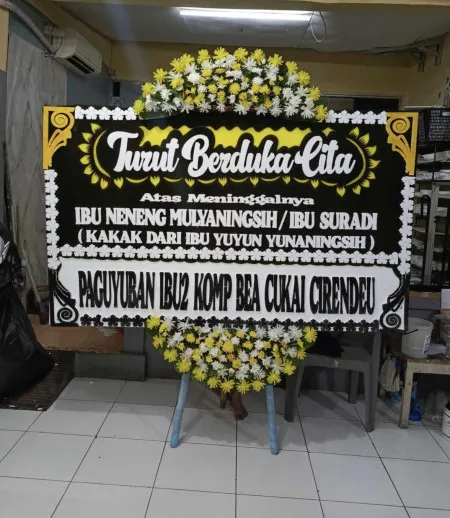 Papan Bunga Duka Singarajan Pontang